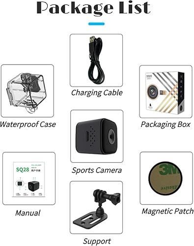 Miniatura 9 de Dragon Touch - Cámara de acción 4K, 20MP3, cámara impermeable subacuática, cámara deportiva WiFi, control remoto, 2 baterías, kit de accesorios de