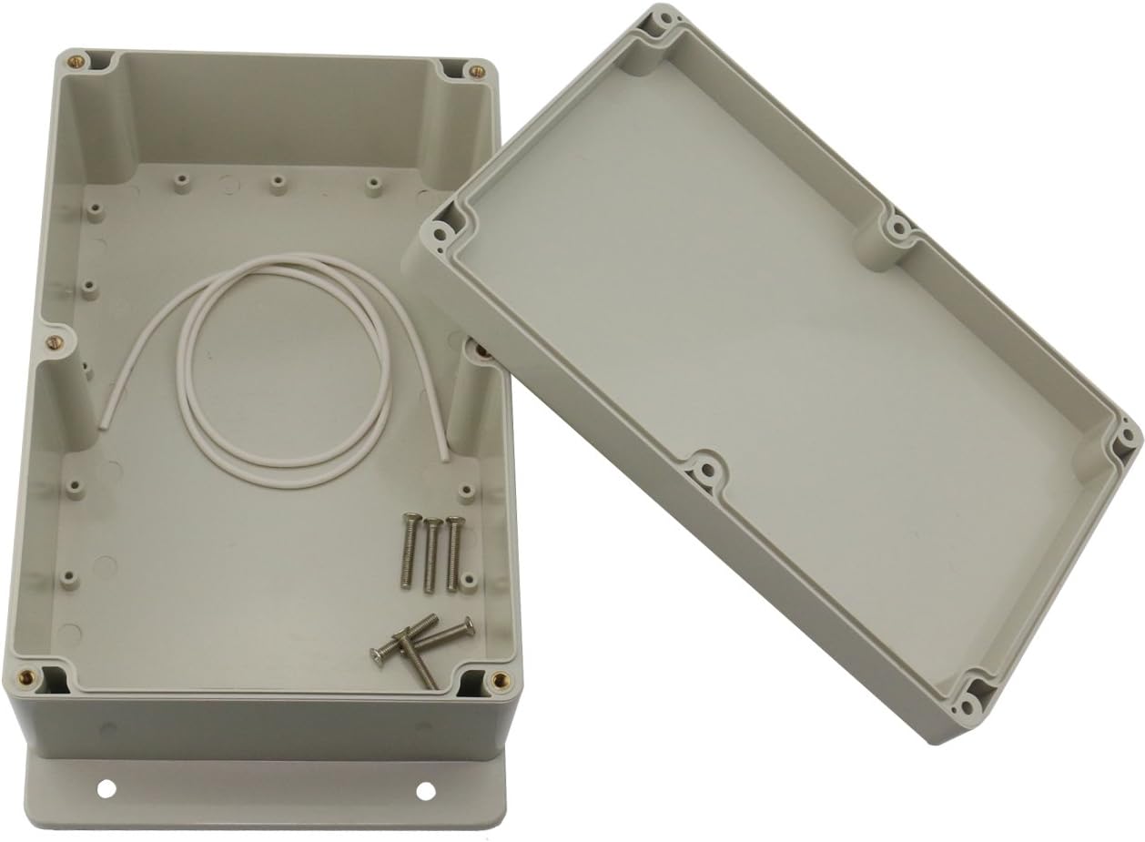 Ogrmar Plastic Dustproof IP65 Junction Box DIY Case Enclosure 9.1x6x3.5 image 2