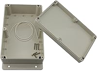 Vista 2 de Ogrmar Caja de conexiones IP65 a prueba de polvo de plástico DIY caja (9.1 "x 6" x 3.5 ")