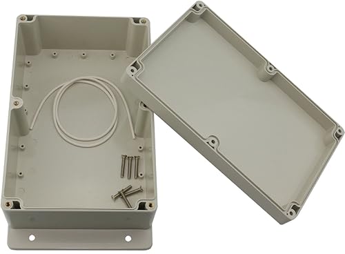 Miniatura 2 de Ogrmar Caja de conexiones IP65 a prueba de polvo de plástico DIY caja (9.1 "x 6" x 3.5 ")