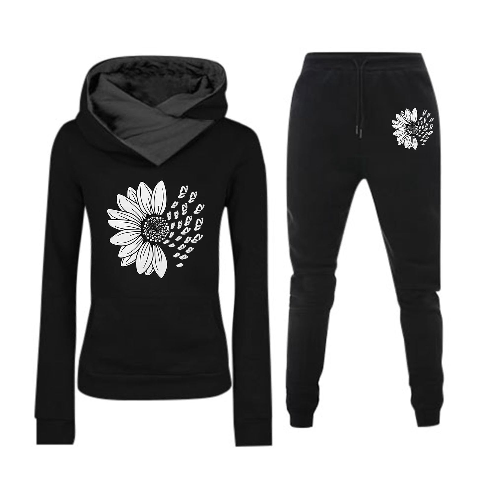Ropa de estilo para invierno con este chandal de jogging para mujer comodo y termico 3