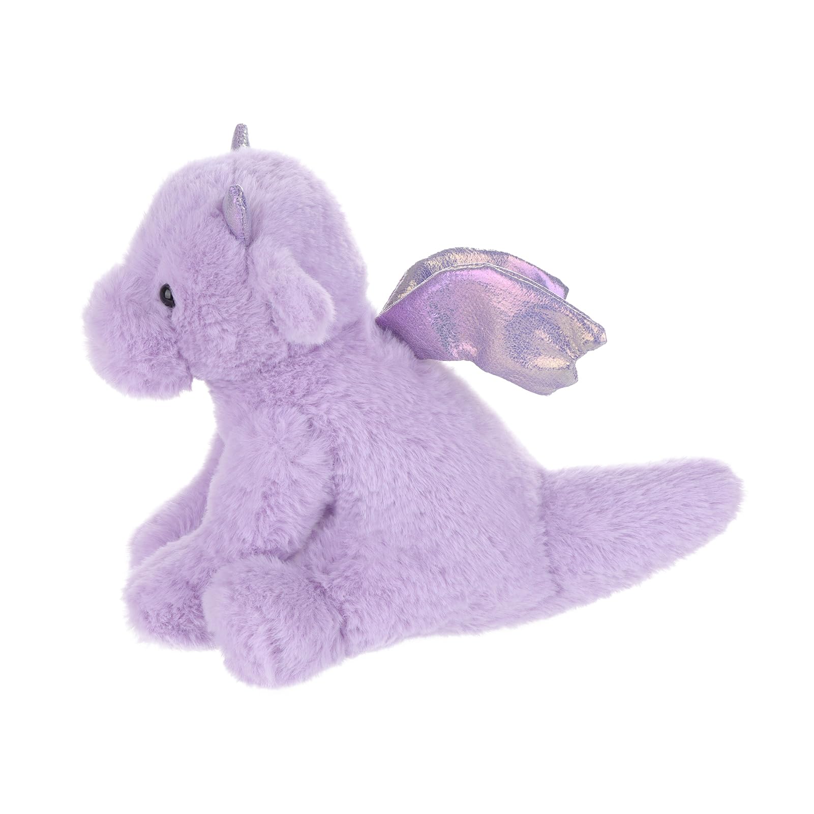 Apricot Lamb Purple Dragon Plush Stuffed Animals for Kids, Soft Cute Plush Toys for Baby Girl and Boy, Fluffy Purple Dragon Purple 7.9 Inches