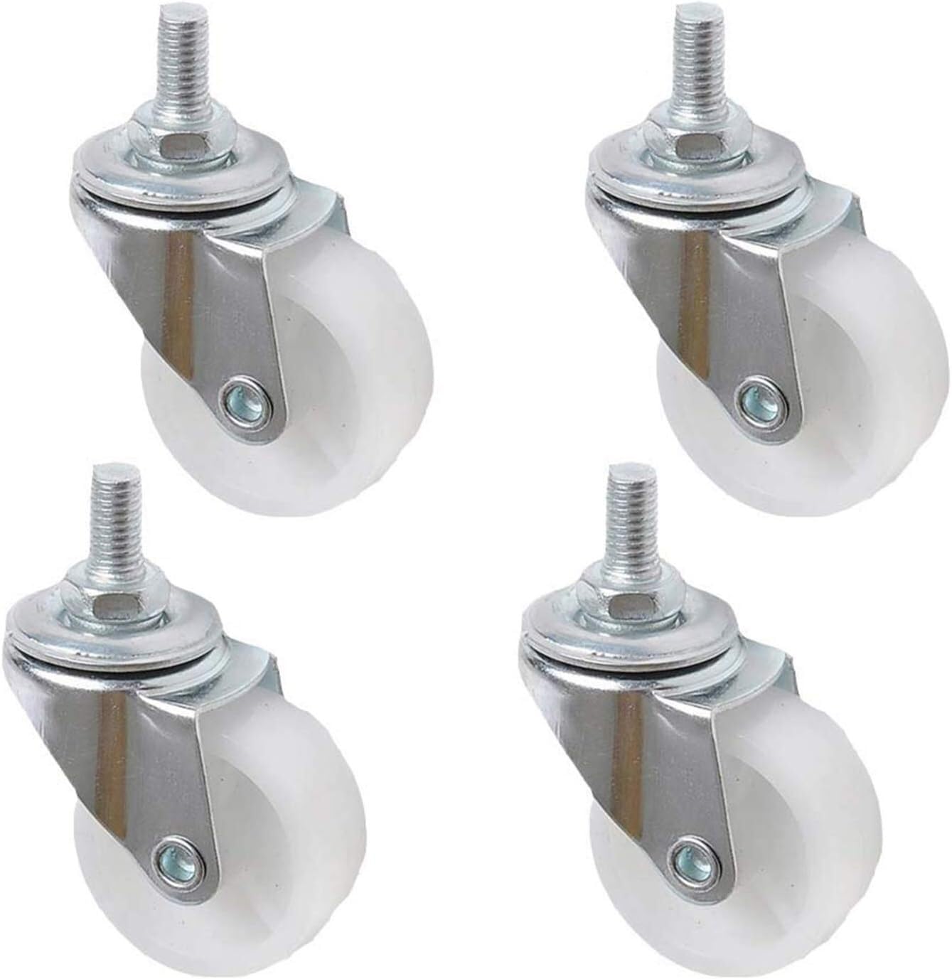 Roues pivotantes à 360° à filetage M8 et M10 pour roulement fluide