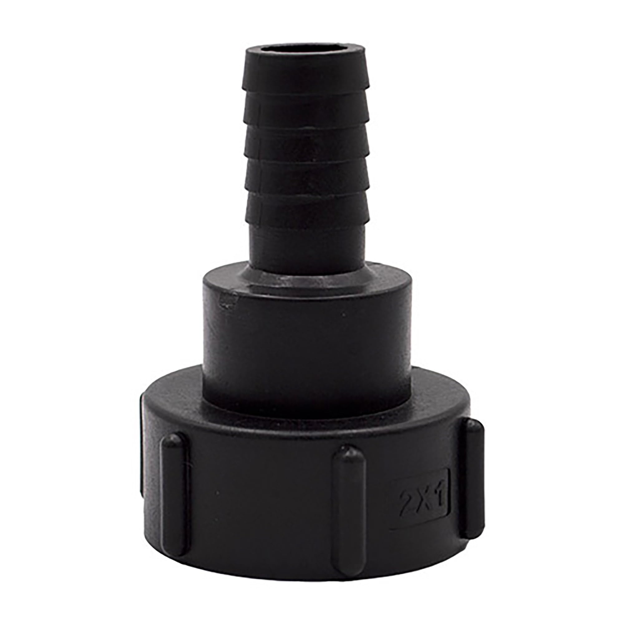 ITP Packaging IBC S60x6 (2 inch) Female to (1 inch) Hose Tail Hozelock Hose Adapter IBC Fitting Tube Connector