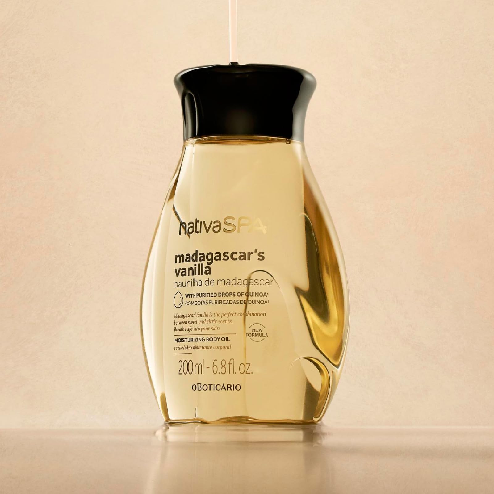 O Boticário Nativa SPA Vainilla de Madagascar Set Regalo Cuidado de la Piel con 2 Productos | Crema Hidratante Corporal 400ml y Aceite Corporal Perfumado 200ml — view 7