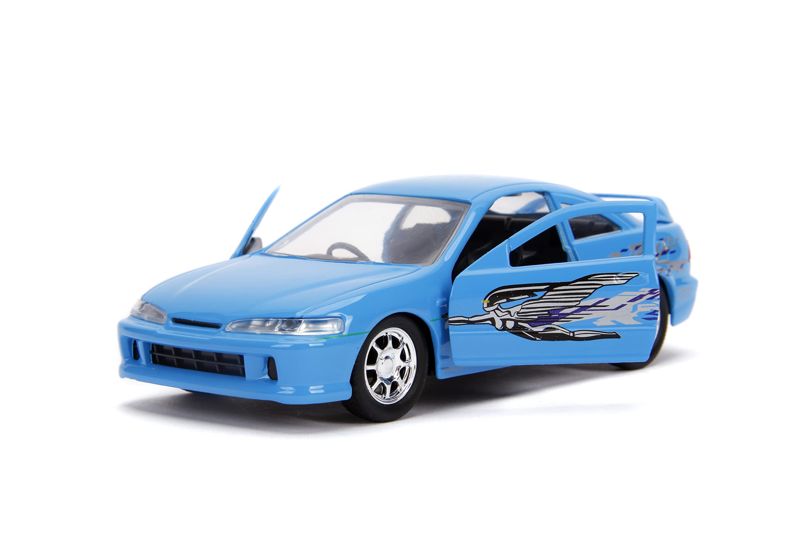 Mia's Acura Integra Light Blue with Graphics Fast & Furious Series