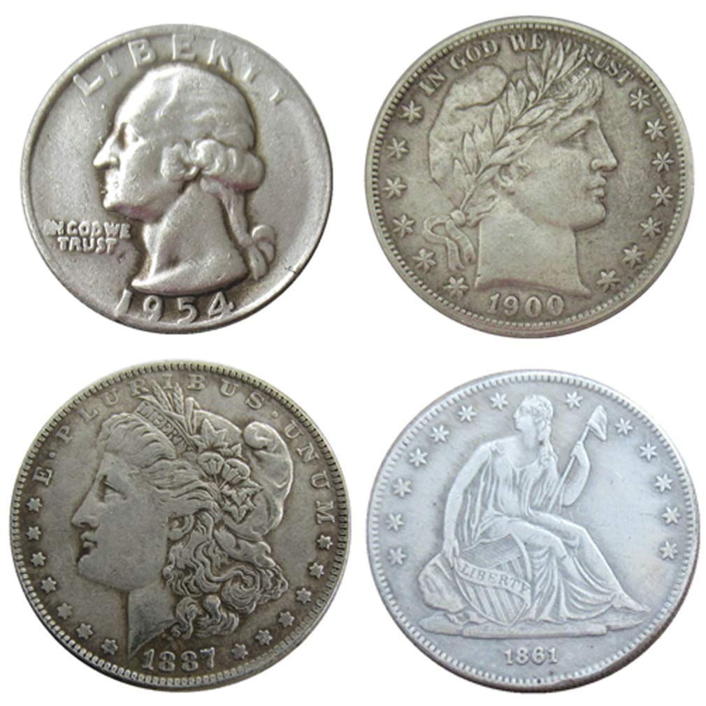 Amazon.com: BeiQian Best Morgan Silver Dolars 硬幣收藏-銀美元美國舊原裝摩根前美元: 藝術古董收藏