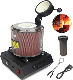 Auto parts Elektryczna stopiarka do złota, 1 kg/2 kg/3 kg, do topienia złota i srebra, do wyrobów z metalu złotego, srebra, cyny aluminium, 1850 W, 1150 ℃, 3 kg