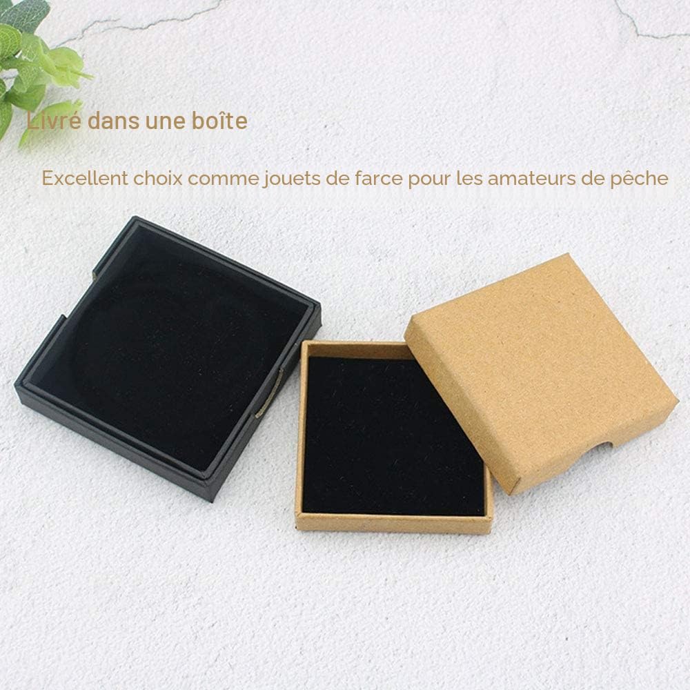 Cadeau de Pêcheur Farceur,Leurre Peche Hamecon Peche 15g, Accessoires de Pêche pour Eau Douce et Eau salée Articles,Cadeau pour Homme pour la Saint-Valentin