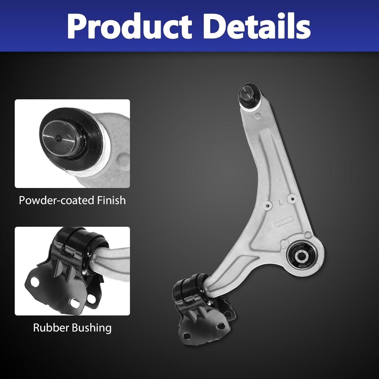 Front Lower Control Arms wih Ball Joints Suspension Kit Replacement for Ford Fusion 2013-2020 Lincoln MKZ 2013-2020