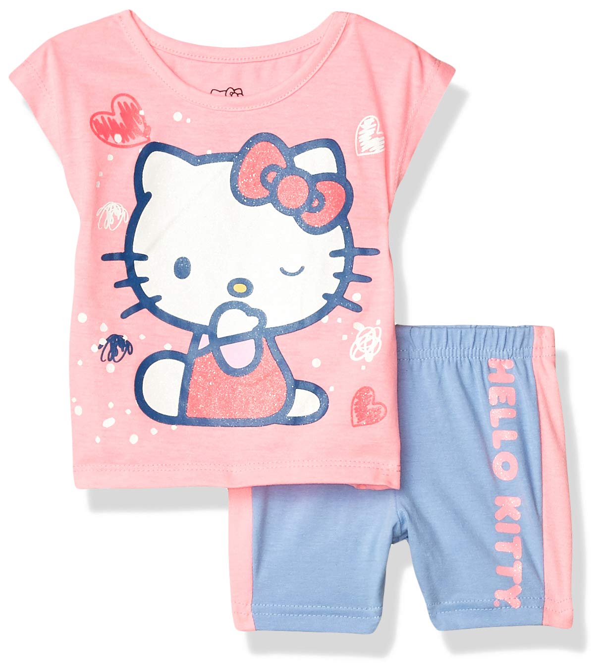 Hello Kitty girls Bike Short Set