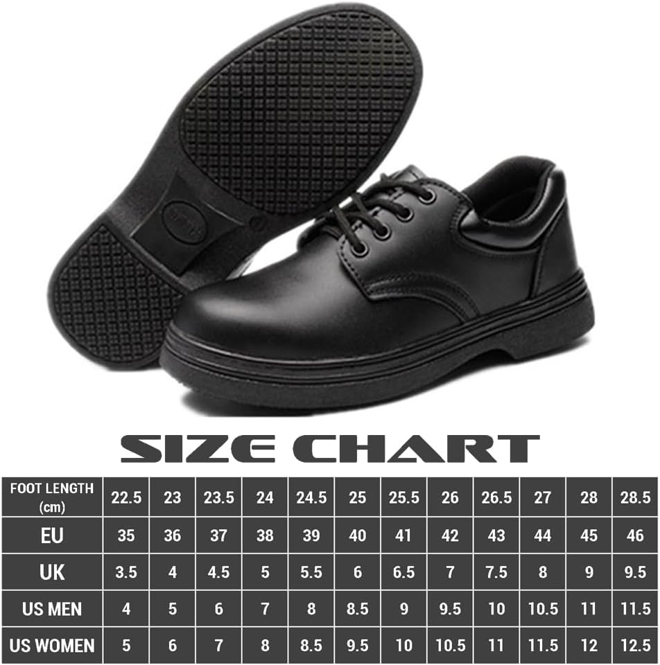 Rojeam Chef Shoes Men Lightweight Kitchen Shoes Women Work Shoes Waterproof Garden Hospital Restaurant Food Service Shoes