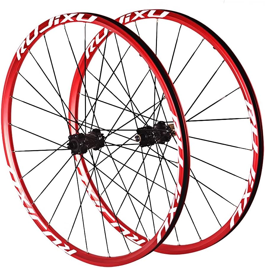 Mountain Bike Wheelset 26/27.5/29 Inch, Aluminum Alloy Rim 24H Disc Brake MTB