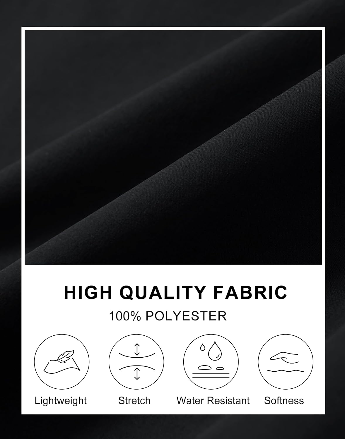 M MAELREG Golf Shorts Men 7" Stretch Soft Flat Front Work Casual Shorts Lightweight Quick Dry Hybrid Flex Mens Dress Shorts
