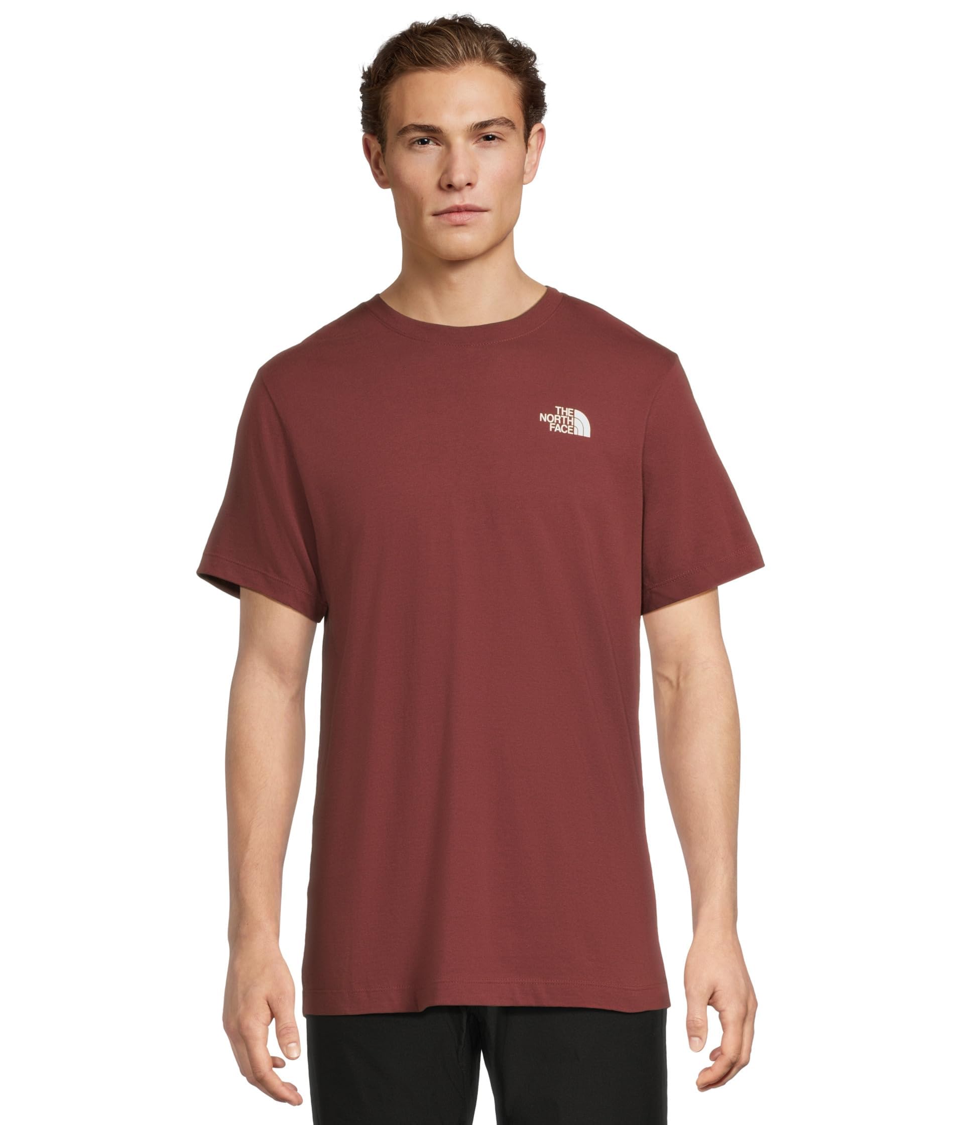The North Face Men's Evolution Box Camo Fill Short Sleeve Tee | Branded T-Shirt with Set in Sleeves