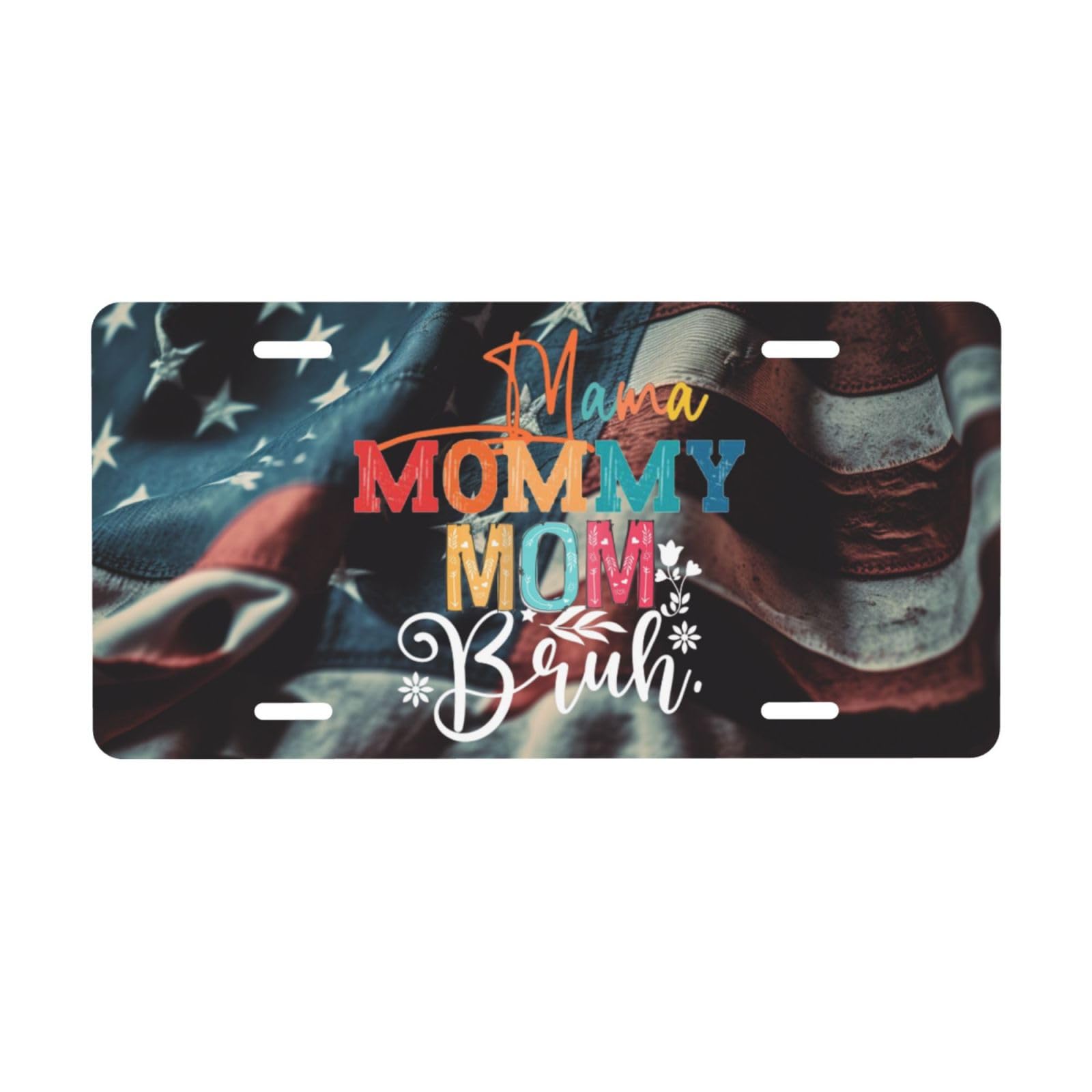 Personalized License Plate - Deer in Woods Graphic Couple or Single Name Design