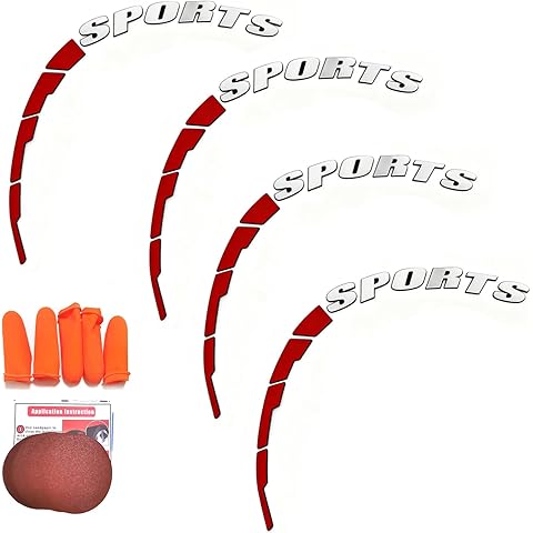 4PCS Car Tire Stickers, Wheel Rim Decal Sticker, Waterproof & Fade-Resistant Tire L...