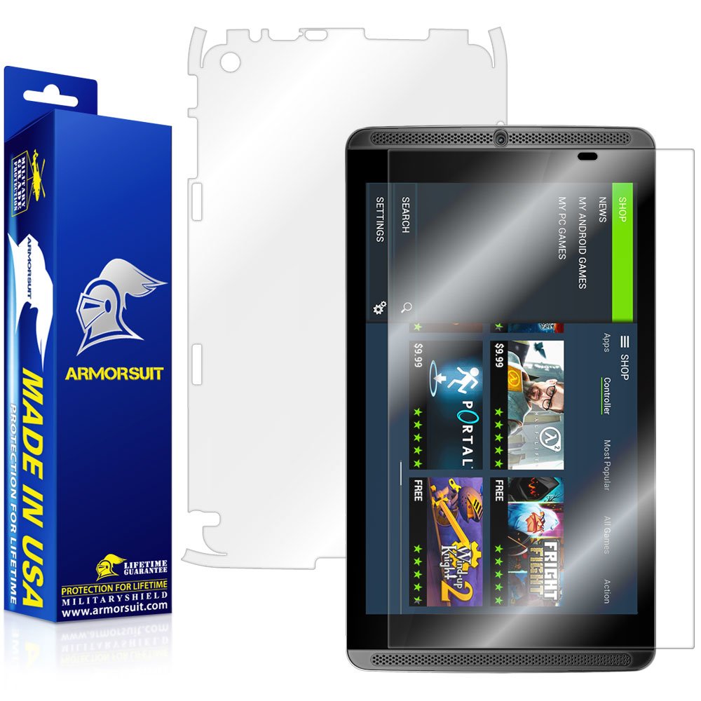 ArmorSuitMilitaryShield Full Body Skin Film + Screen Protector for NVIDIA Shield Tablet - Anti-Bubble HD Clear Film