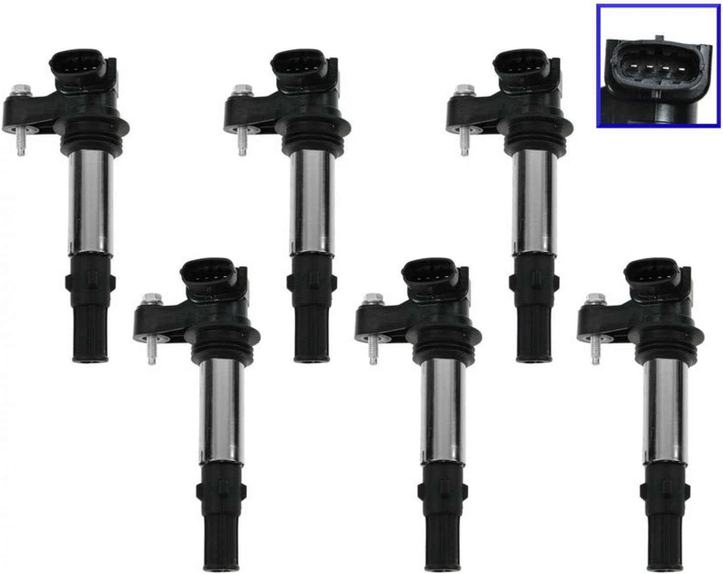 Ignition Coil Set of 6 Kit for Traverse Allure Enclave