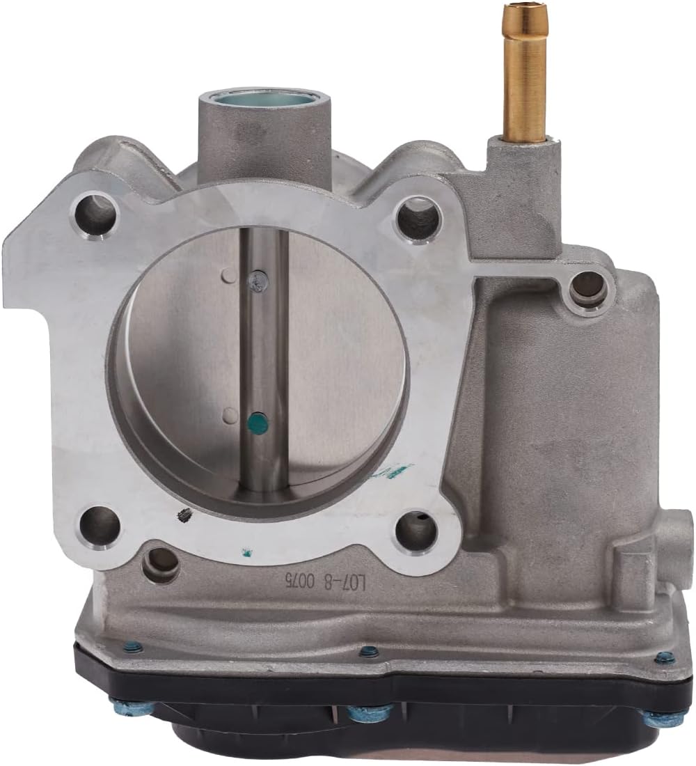 AUQDD Fuel Injection Throttle Body Assembly (wo/EVAP port) Fit For 2009-2010 Toy-ota Corolla Matrix 1.8L 110cid/1798cc (To 12/2010)(Replace # TB1140 S20090 22030-0T040 22030-37010)