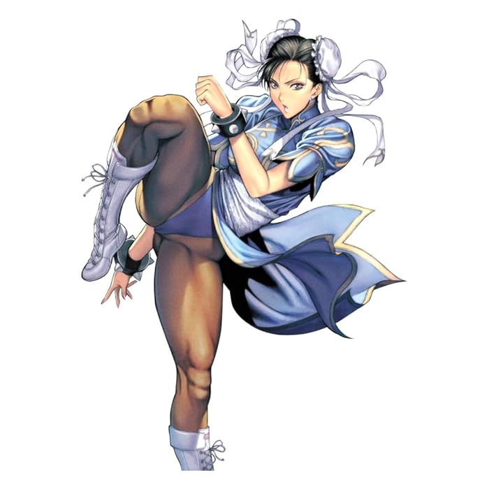 Buy BLKUOPAR 5.1'' The King of Fighters Chun Li Girl RV Cartoon