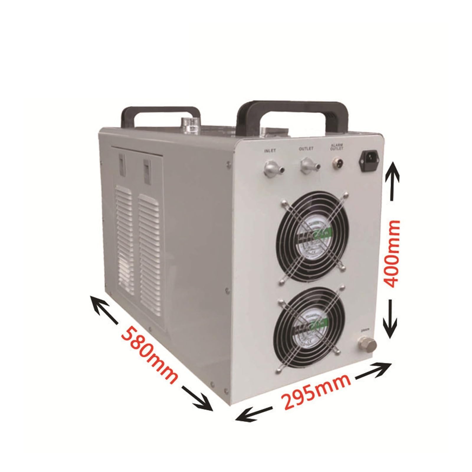 Enfriador de acuario, Enfriador de agua y aire industrial CW5000 CW5200 CW5202 for máquina de CO2, husillo CNC de refrigeración, tubo de Co2 de 150w, 16L/M Para criaturas acuáticas, acuicultura(150w)