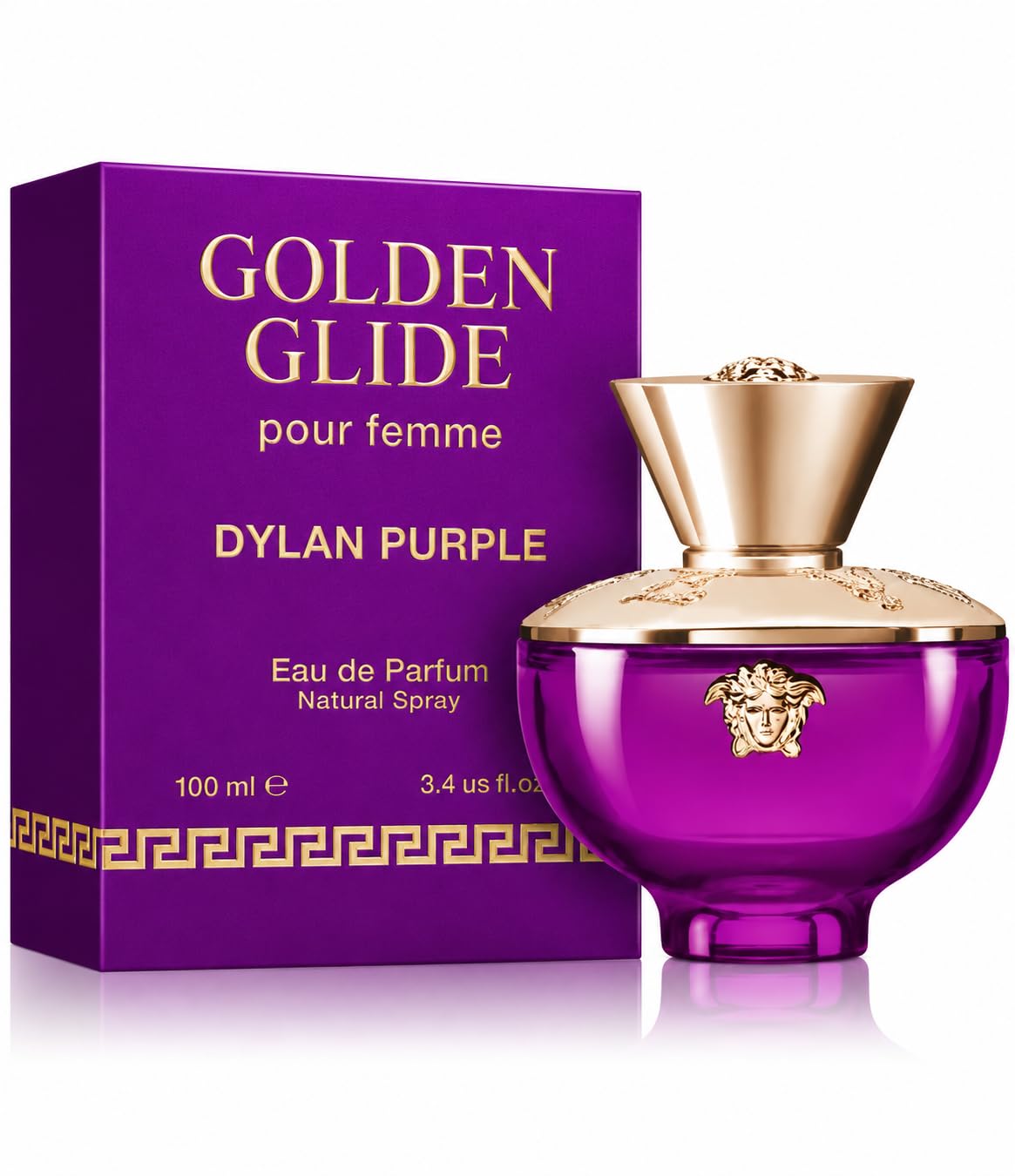 Dylan Purple Pour Femme Eau de Parfum 100ml | Natural Spray, For Women, 3.4 fl oz, Floral Fragrance, Long-Lasting Scent-image-1