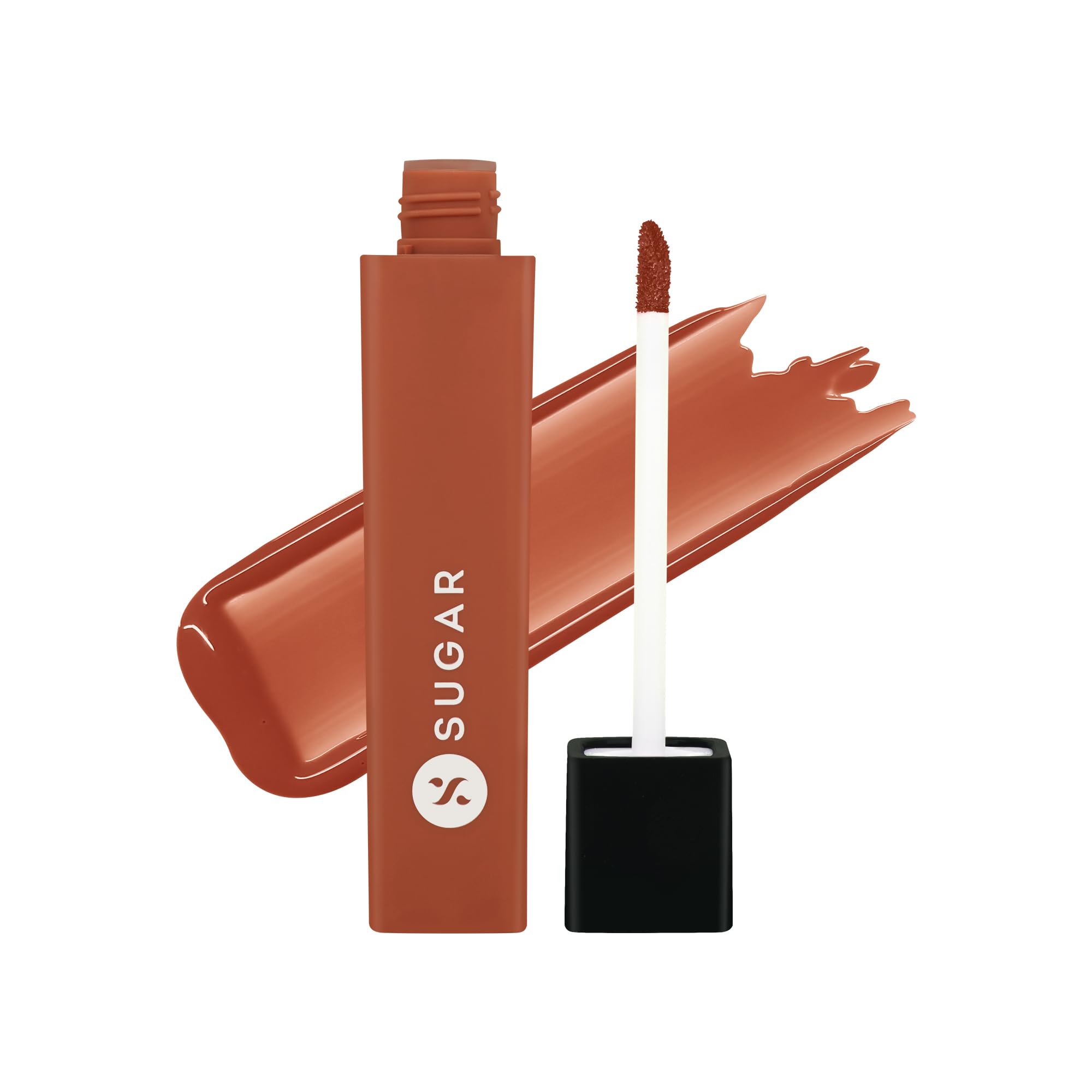 SUGAR Cosmetics Drop A Tint Lip Oil | Glossy & Tinted | Longlasting | Transferproof & Smudgeproof | (03 Thera Terracotta, 4ml)-image-36