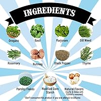 Vista 4 de Smoke n Sanity SnS Condimento griego - Certificado Monash bajo FODMAP - Sin sal - Sin gluten - Certificado Kosher - Sin lácteos - Alimentos bajos