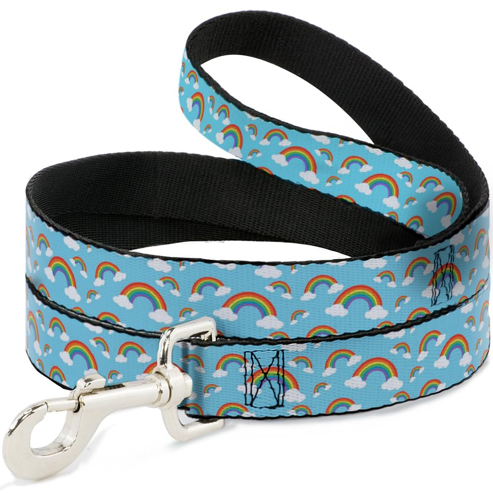 Laisse pour animal domestique arc-en-ciel bleu 1,2m Buckle-Down