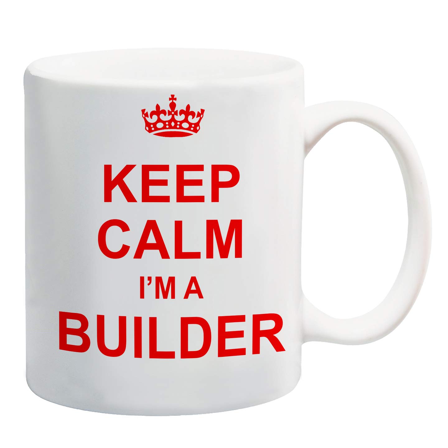 Dynamite Gifts Keep Calm I'm A Builder Red Mug Gift Present