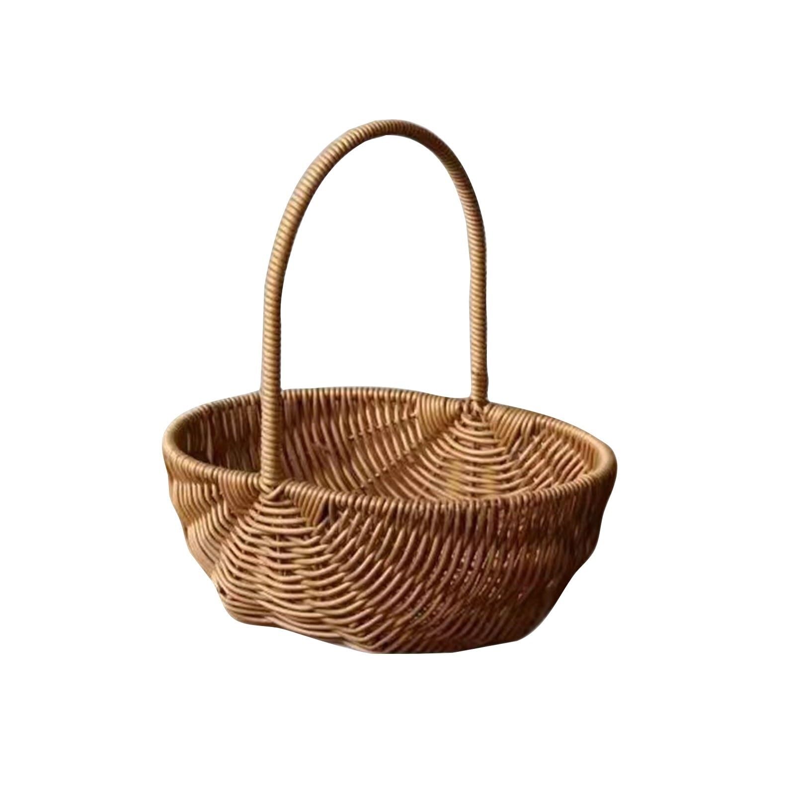 Rattan Handhold Weaving Basket