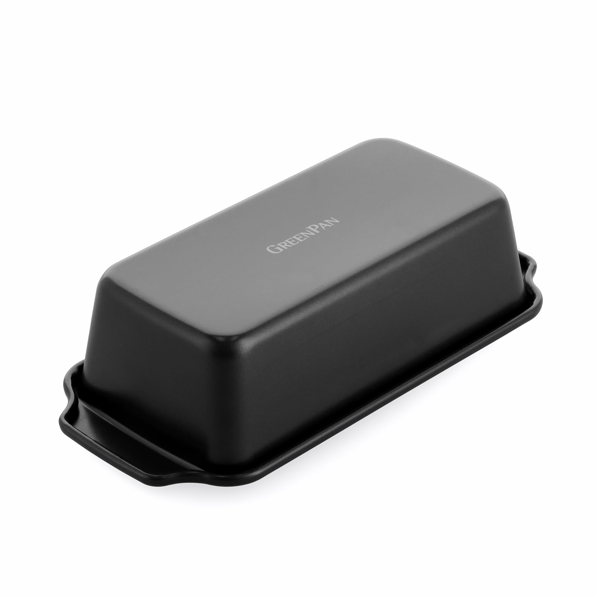 GreenPan Bistro Kastenform 22 x 11,5 cm, Keramik-Antihaftbeschichtung, PFAS-frei, Backgeschirr, Schwarz