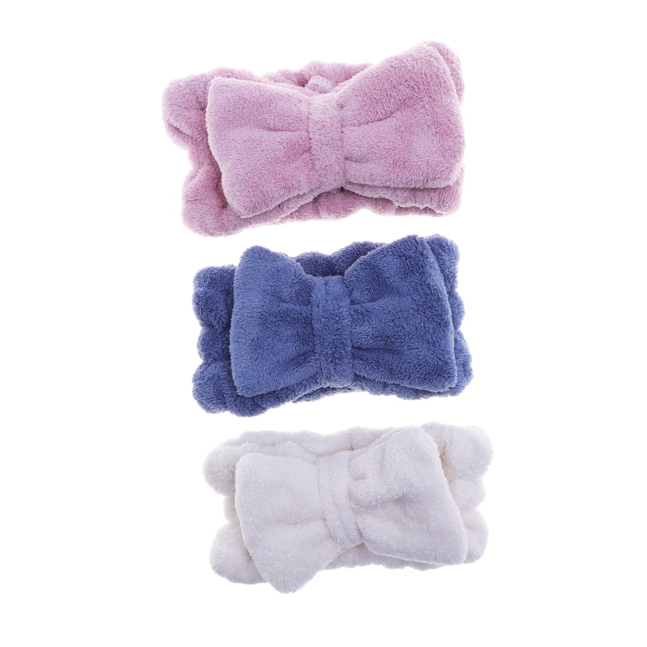 DOITOOL 9pezzi Fascia Per Con Nodo Da Blu Rosa Bianco Fascia Elastico Per Donne e Ragazze Perfetta Per Sport e Trucco