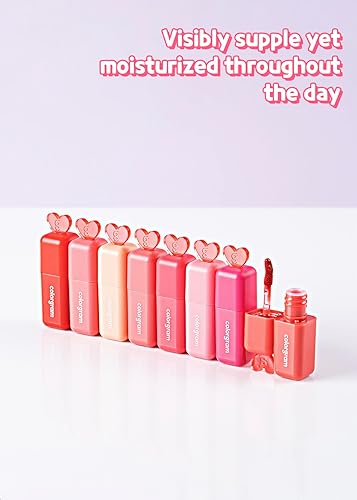 Miniatura 6 de COLORGRAM Juicy Blur Tint 02 - Perno de guayaba semimate, semibrillante, de larga duración, hidratante, construible y mezclable, altamente