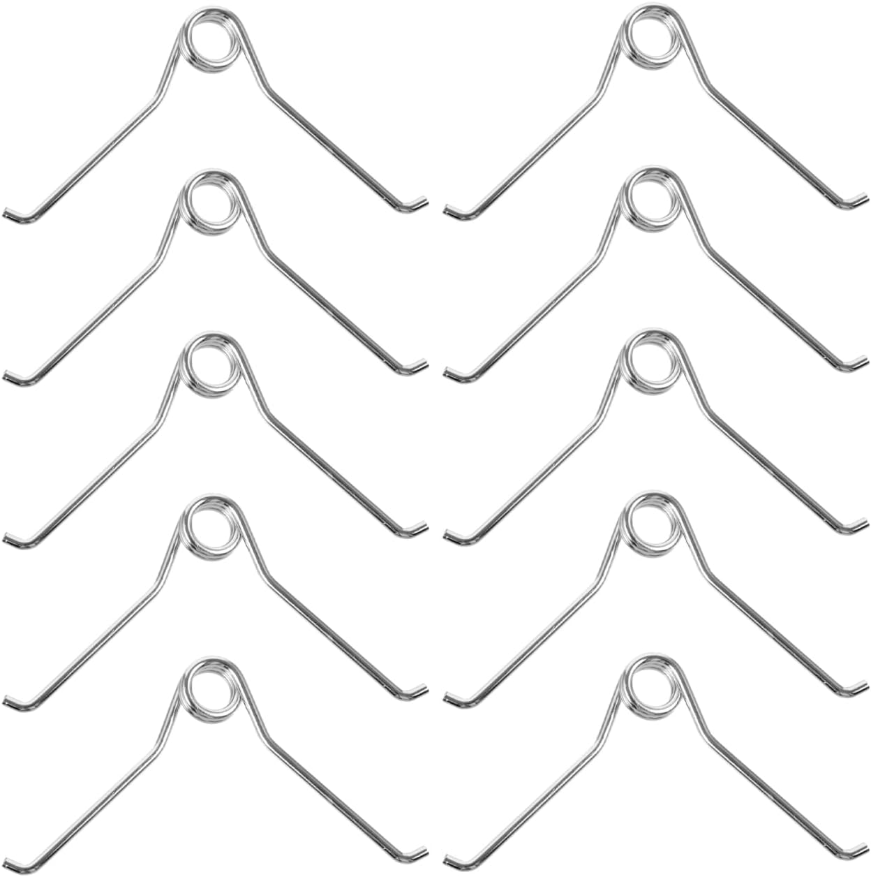 ibasenice 10Pcs Sheep Shear Replacement Springs, V-Shape Pruner Springs