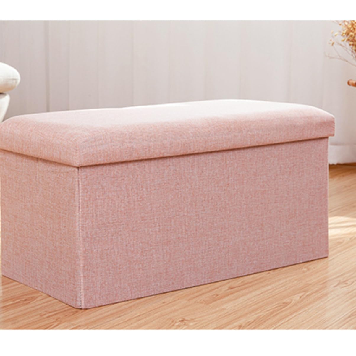 【収納BOX】椅子/ピンク/白/花柄/家具/収納スツール/ケース/ベンチ 収納BOX】椅子/ピンク/白/花柄/家具/収納スツール/ケース/ベンチ