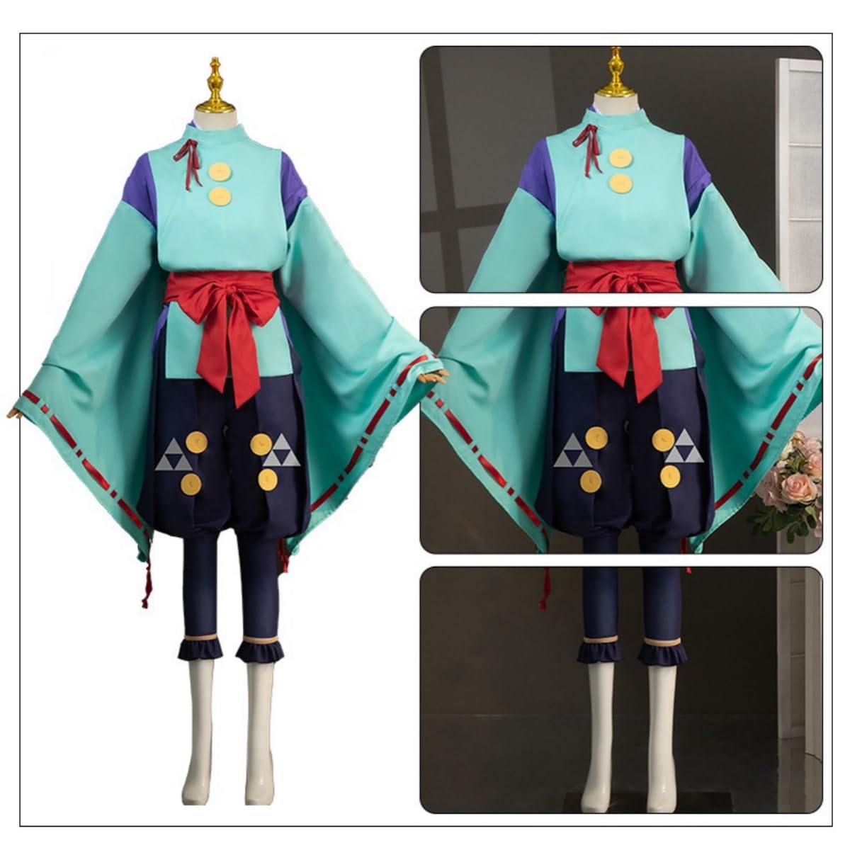 逃げ若 北条時行 Mサイズ コスプレ セット 衣装 逃げ上手の若君 主人公 北条時行 コスプレ衣装 - Costowns