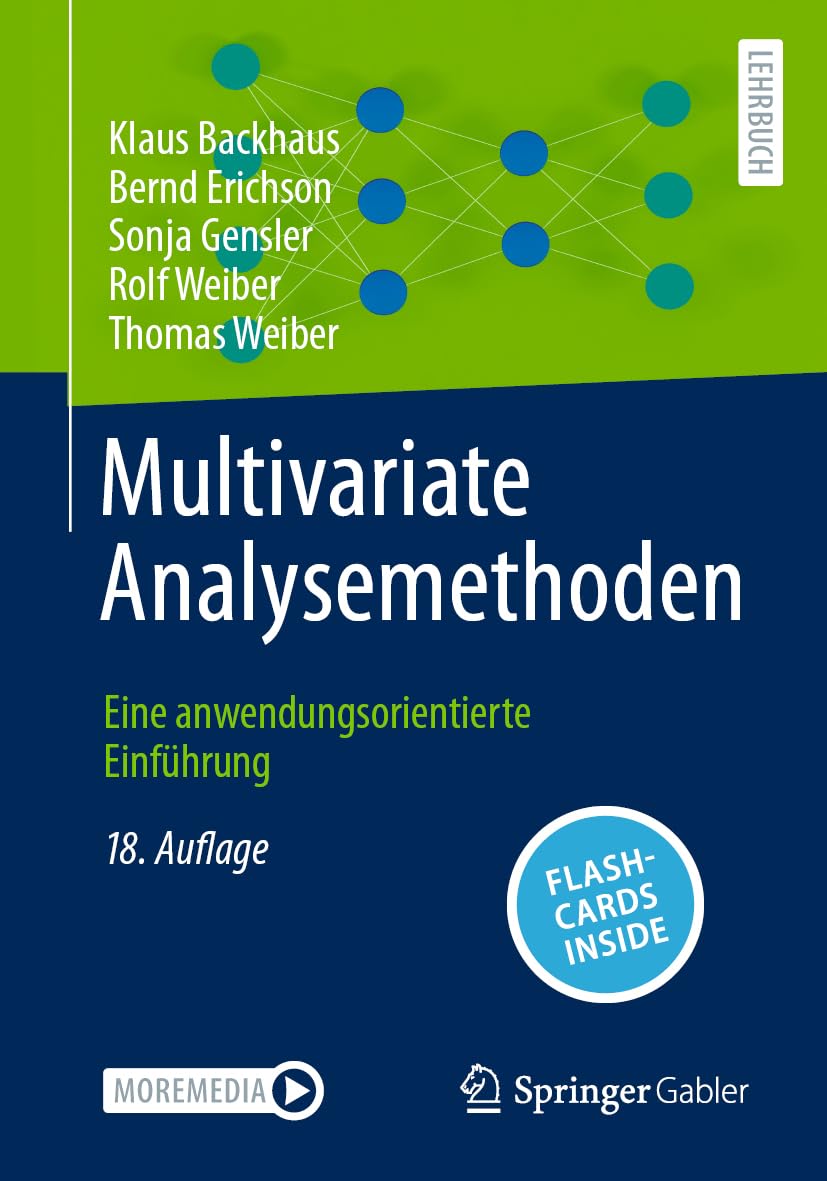 Multivariate Analysemethoden: Eine anwendungsorientierte Einführung