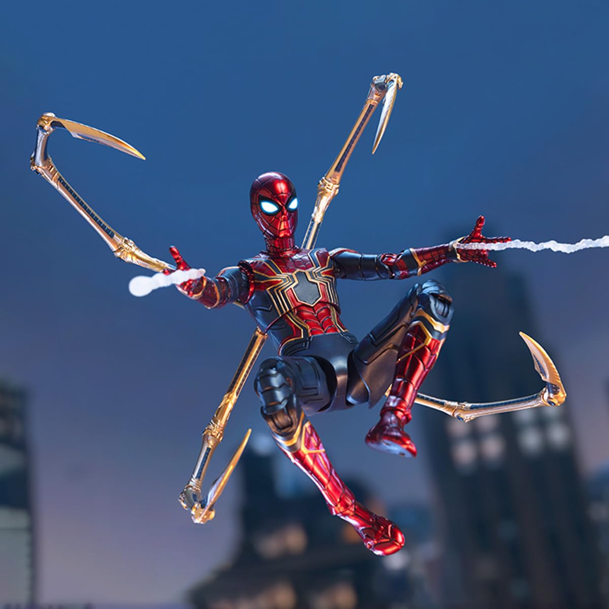 HiPlay ZD, Iron Spider 2.0, Personaggio da Collezione in Scala 1/10 Set Completo 1913-04