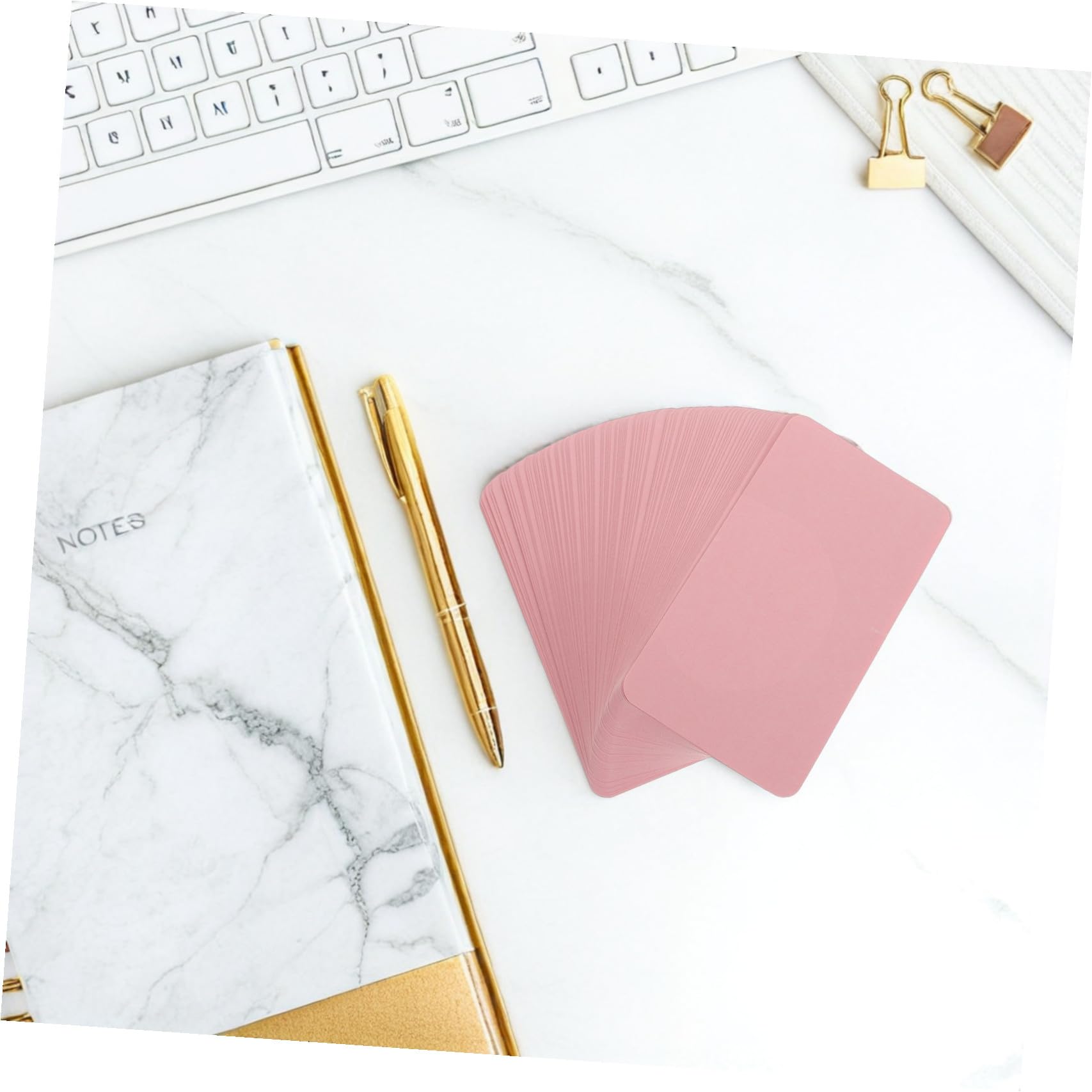 1000 Unidades Tarjetas de Papel Rosa para Manualidades DIY Compactas y Elegantes, Ideales para Crear Mensajes y Etiquetas Personalizadas en Festivales