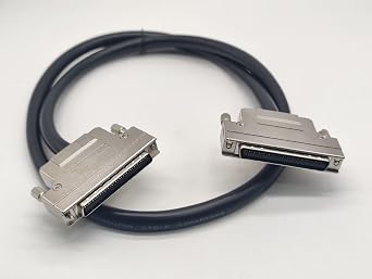 Elecbee 68 Pin SCSI Cable Male to Female HPDB Straight Screw Locks Cable 1 M
