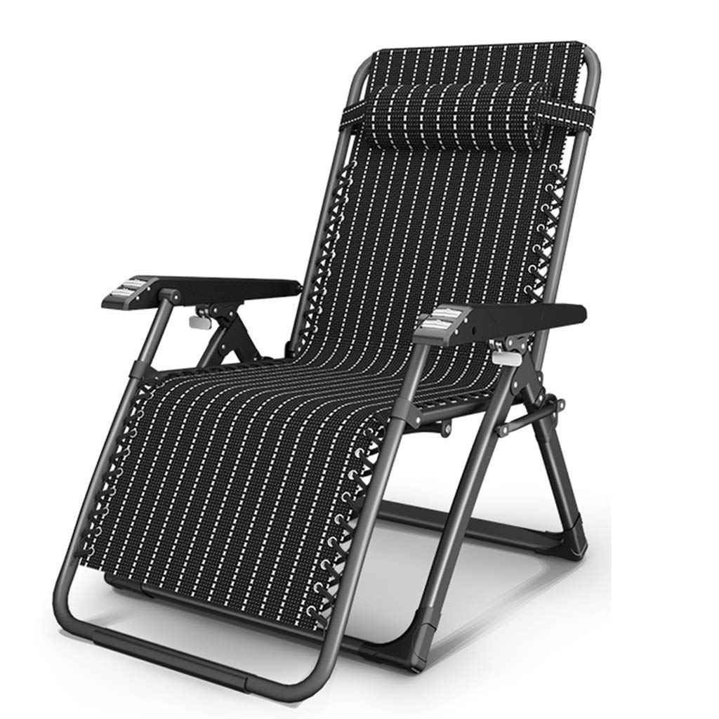 WOTZOV Garden Sun Lounger Chairscomfortable Zero-Recliner Sun Lounger Chair With Adjustable Headrest For Garden, Patio, And Office, Support 200Kg