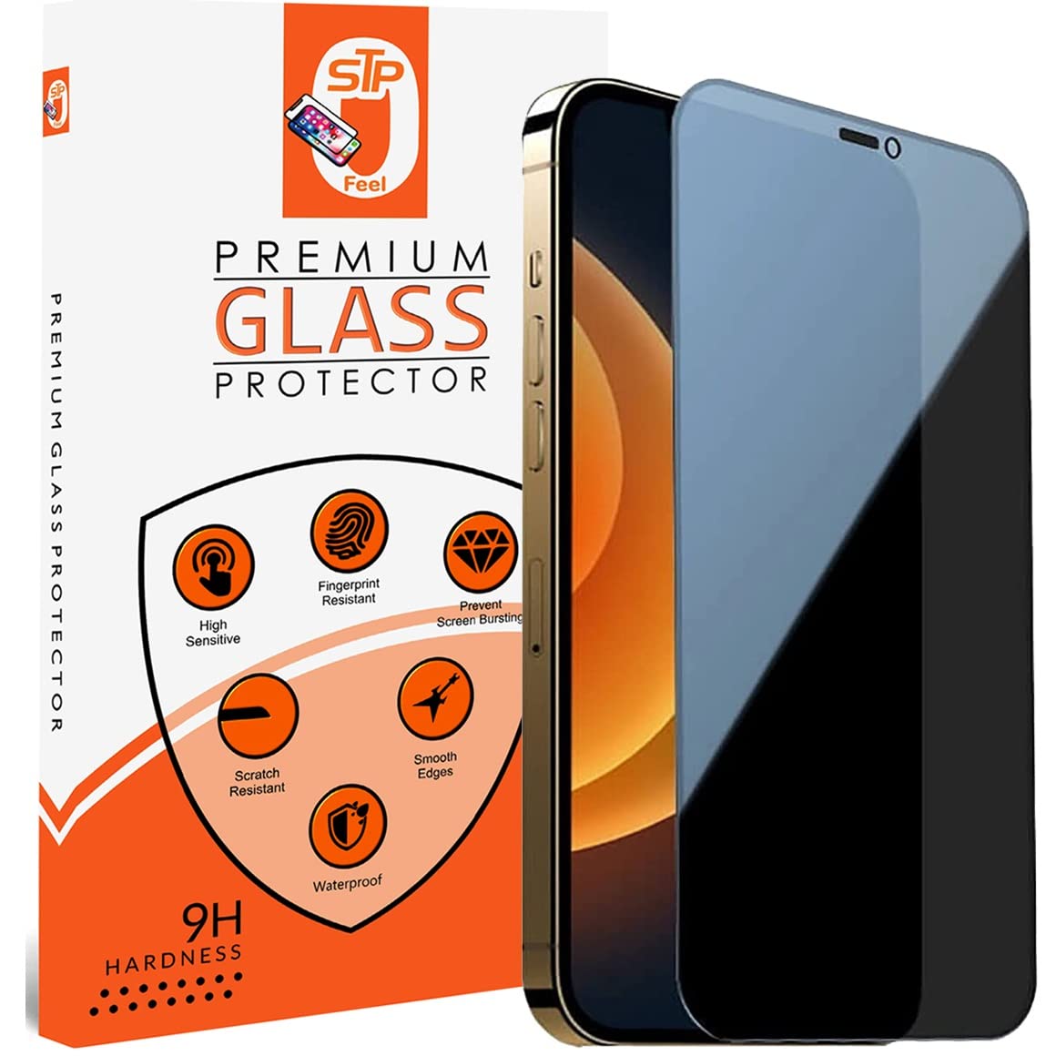 STP FEEL® Premium Grade Privacy Tempered Glass For iPhone 12 Mini (5.4 Inch) Full Coverage Anti-Spy 9H Hardness Screen Protector Guard, 1 Pack (B09MNFRPKM) Amazon Price History, Amazon Price Tracker