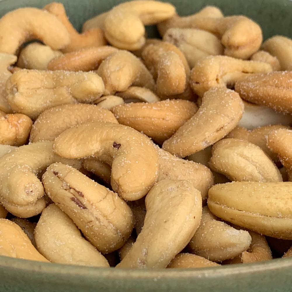 NULTHY 500g - Anacardo Tostado y Salado BIO, Frutos Secos Gourmet, Cultivo Ecológico, Aperitivo Premium