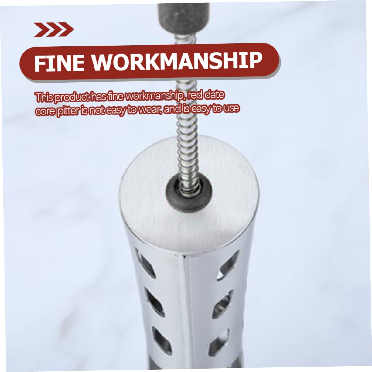 DECHOUS Cherry Pitter Tool Ergonomic Manual Core for Cherry Jujube Automatic Spring Design Easy to Clean for Kitchen Picnics