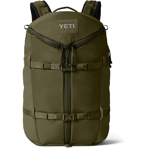 YETI Ranchero Backpack 27L, All-Day Utility Pack, Structured and Durable, Olive