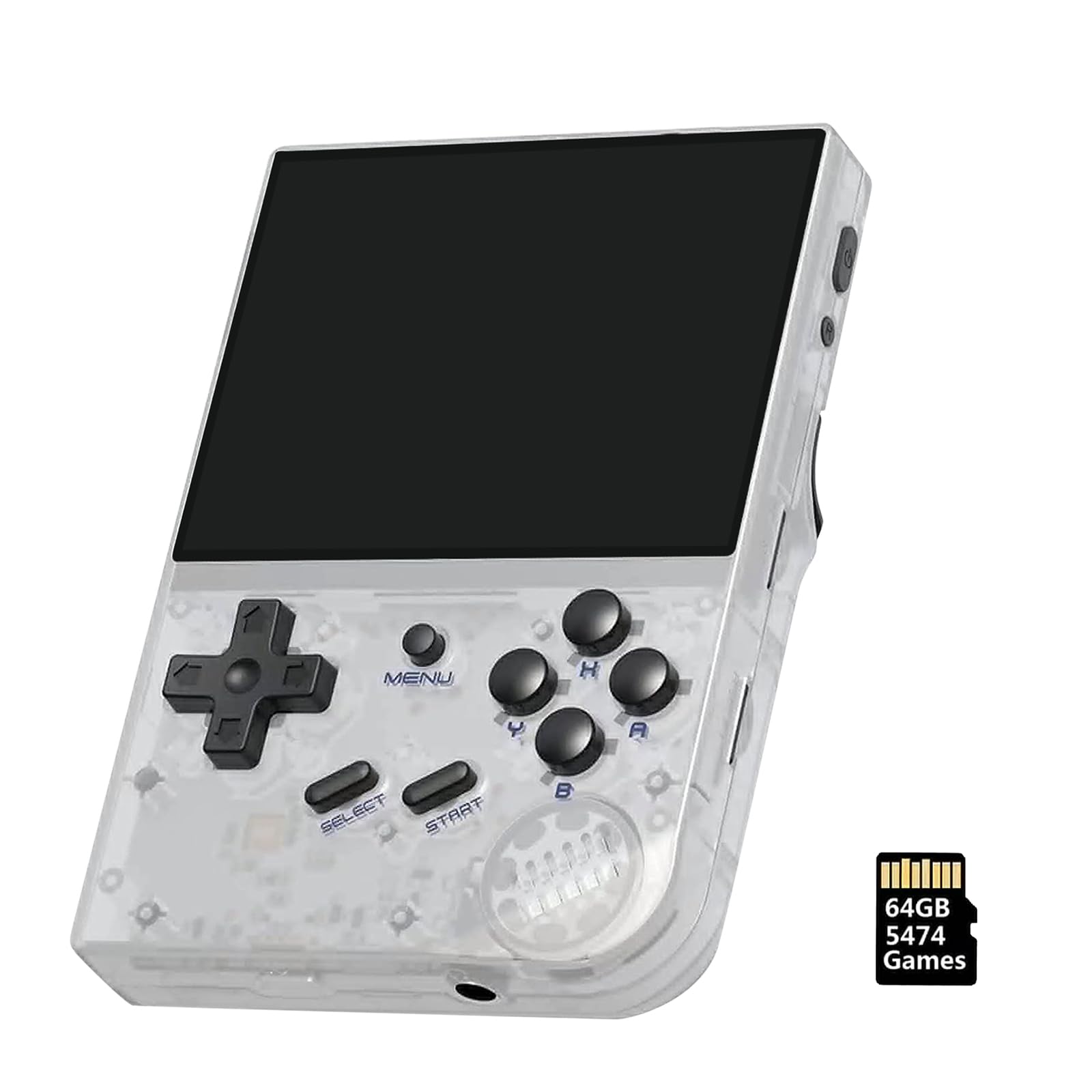 RG35XX Plus Console de jeu portable écran IPS 3,5 pouces Linux OS 64G carte TF