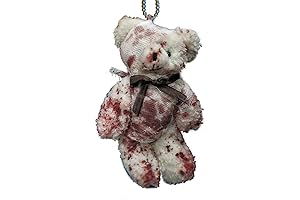 Bloody Plush Bear Key Chain Jewelry