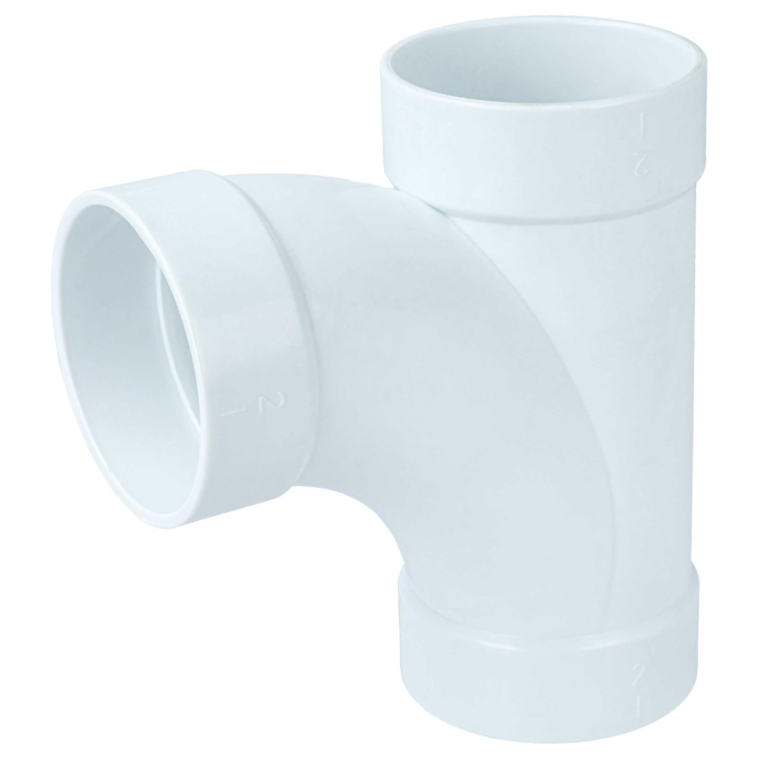 vhbw Ducting Pipe Splitter T-Piece, Inside/Inside/Inside, Diameter 50.8mm - Central Vacuum Cleaners